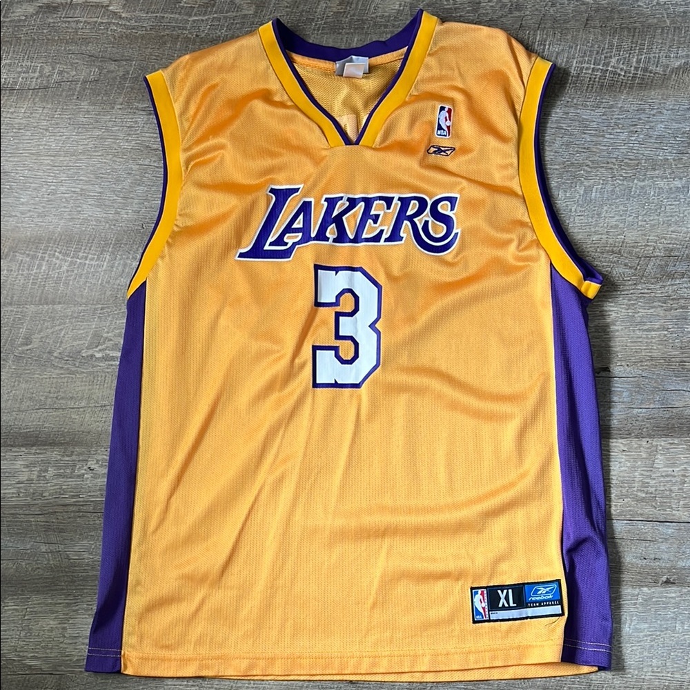 Rare Vintage Reebok NBA Los Angeles LA Lakers Devean George Basketball Jersey XL